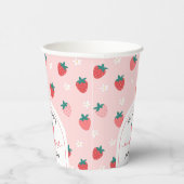 Berry eerste verjaardag 1e verjaardag meisje papieren bekers (Rechts)