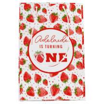 Berry Eerste Verjaardag 1e Verjaardag Strawberry P