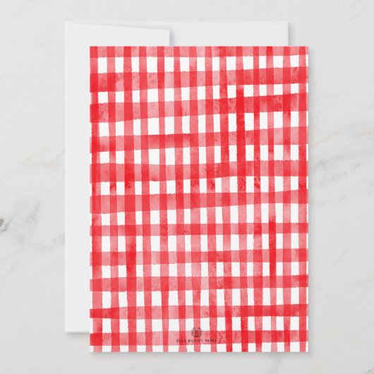 Berry Eerste Verjaardag Aardbei 1e Verjaardag Fees Kaart (Achterkant)