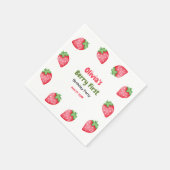 Berry Eerste Verjaardag Aardbei 1e Verjaardag Servet (Hoek)