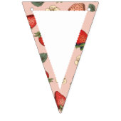 Berry Eerste Verjaardag Aardbei Patroon Een Vlaggetjes (Eerste vlag)