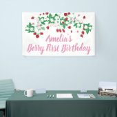 Berry Eerste Verjaardag Banner (Beurs)