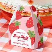 Berry eerste verjaardag bedankt bedankdoosjes