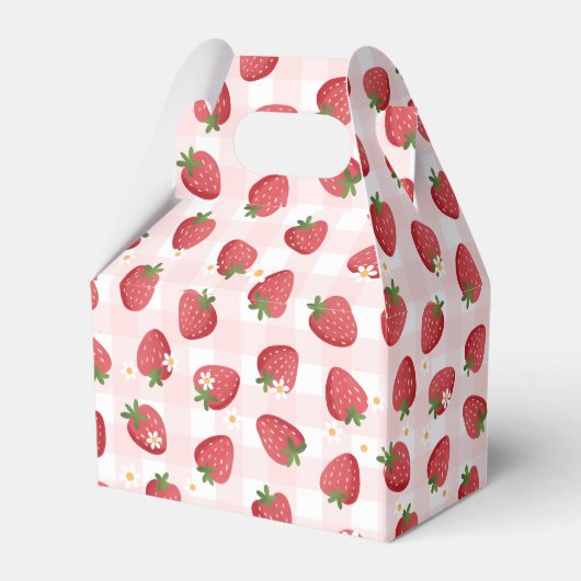 Berry eerste verjaardag bedankt bedankdoosjes (Achterkant)