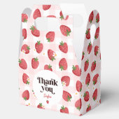 Berry eerste verjaardag bedankt bedankdoosjes (Geopend)