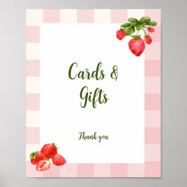 Berry Eerste Verjaardag  bord Poster