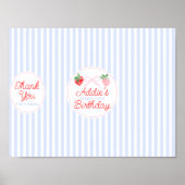 Berry eerste verjaardag Chip Bag Wrapper Printable Poster (Voorkant)