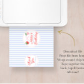 Berry eerste verjaardag Chip Bag Wrapper Printable Poster