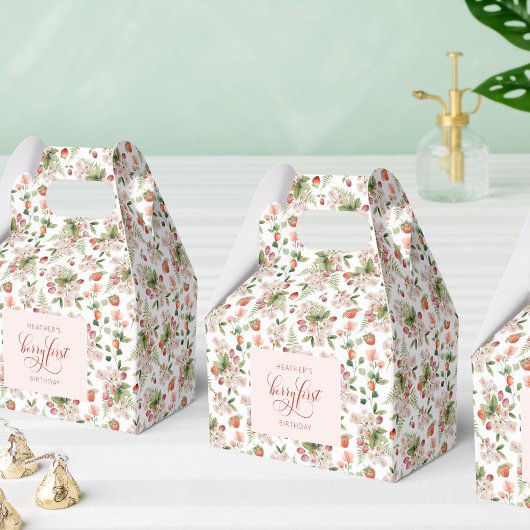 Berry Eerste Verjaardag Favoriet Box Bedankdoosjes