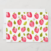 Berry Eerste Verjaardag Foto Kaart (Achterkant)