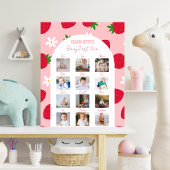 Berry eerste verjaardag foto Milestone Sweet One Poster