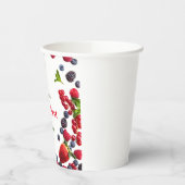 Berry Eerste verjaardag Foto Papieren Bekers (Links)