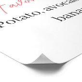 Berry Eerste Verjaardag Foto Poster Sjabloon 1e ki (Hoek)