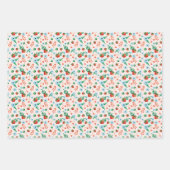 Berry Eerste Verjaardag Gift 3 set Inpakpapier Vel (Voorkant 3)