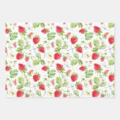 Berry Eerste Verjaardag Gift 3 set Inpakpapier Vel (Voorkant 2)