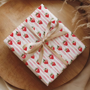 Berry eerste verjaardag inpakpapier
