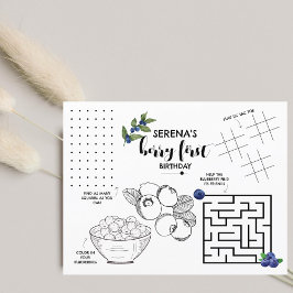 Berry Eerste Verjaardag | Kinder activiteit Bluebe