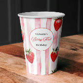 Berry Eerste Verjaardag Papier Cups Papieren Bekers