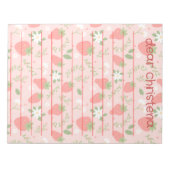 Berry Eerste Verjaardag Tijdscapsule Notitieblok (Voorkant)