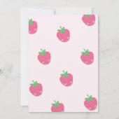 Berry Eerste Verjaardag Uitnodiging 1e Verjaardag  (Achterkant)