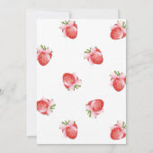 Berry Eerste Verjaardag Uitnodiging 1e Verjaardag  (Achterkant)