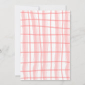 Berry Eerste Verjaardag Uitnodiging Aardbei (Achterkant)