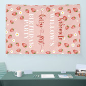 Berry Eerste Verjaardag Welkomstbord Spandoek (Beurs)