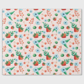 Berry Eerste Verjaardagscadeau Cadeaupapier (Vlak)