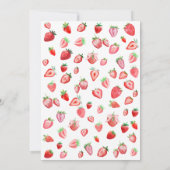 Berry Eerste Verjaardagsfeestje Kaart (Achterkant)