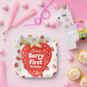 Berry Eerste Verjaardagspapier Borden Papieren Bordje (Feest)