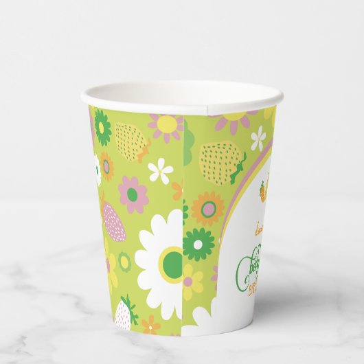 Berry Eerste Verjaardagspartij Papieren Kopjes Papieren Bekers (Rechts)