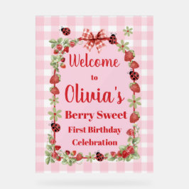 Berry Eerste Welkomstbord Acryl Bord