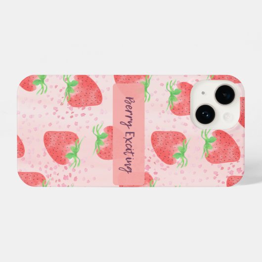Berry Exciting iPhone Hoesje (Achterkant horizontaal)