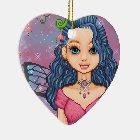 Berry Faery-Ornament Keramisch Ornament (Rechts)