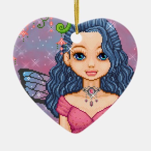 Berry Faery-Ornament Keramisch Ornament (Voorkant)
