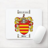 BERRY FAMILY CREST - BERRY COAT OF ARMS MUISMAT (Met muis)