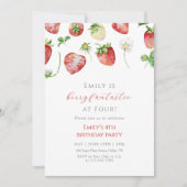 Berry Fantastic Strawberry Birthday Kaart (Voorkant)