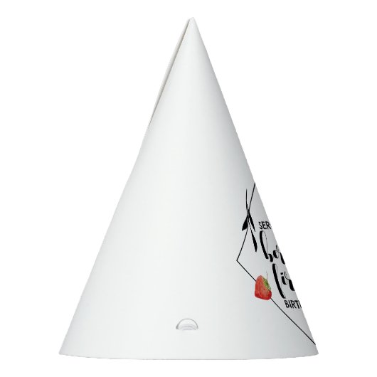 Berry First | 1e verjaardag | Aardbei | Modern Feesthoedjes (Links)