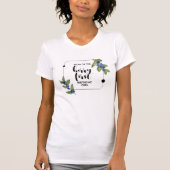 Berry First | 1e verjaardag | Blueberry moderne ma T-shirt (Voorkant)