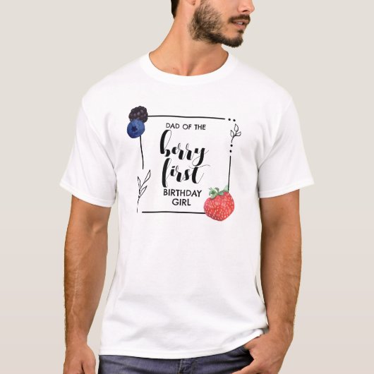 Berry First | 1e verjaardag | Gemengde Berry Match T-shirt (Voorkant)