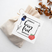 Berry First | 1e verjaardag | Gemengde bessen | Mi Bedankjes Labels