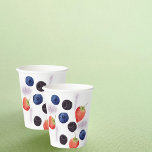 Berry First | 1e verjaardag | Gemengde bessen | Pa Papieren Bekers<br><div class="desc">BERRY FIRST BIRTHDAY 🍓🫐 Dit ontwerp werkt op alle vormen   maten van papieren borden en schalen. MIX EN MATCH alle servies (borden,  schalen,  kopjes & servetten),  voor een prachtig thema display.</div>