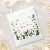 "Berry First" Aardbei Verjaardag Bedankzakje (Geknipt)