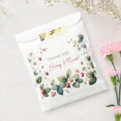 "Berry First" Aardbei Verjaardag Bedankzakje (Gezegeld)