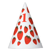 Berry First aardbery Feesthoedjes (Voorkant)