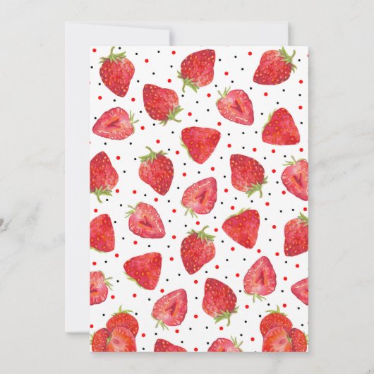 Berry First aardbery Kaart (Achterkant)