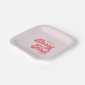 Berry First aardbery Papieren Bordje (Gebogen)