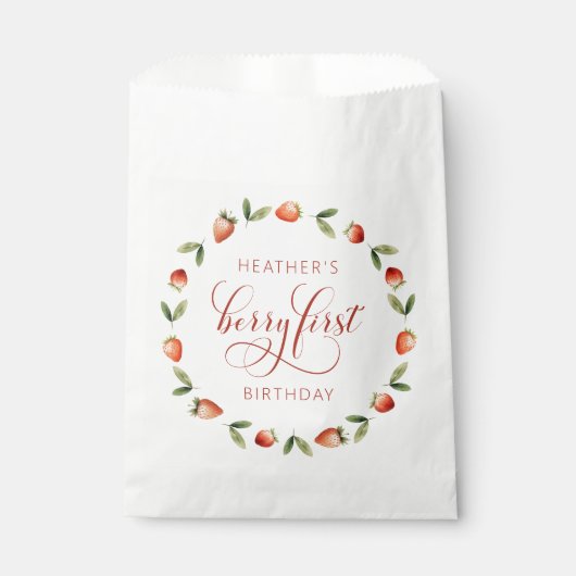 Berry First Bedankzakje (Voorkant)