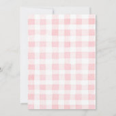 Berry First Birthday 1st Birthday Invitation Kaart (Achterkant)