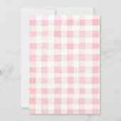 Berry First Birthday 1st Birthday Invitation Kaart (Achterkant)